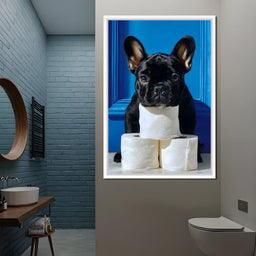 French Bulldog Roll Guardian - NicheCanvas
