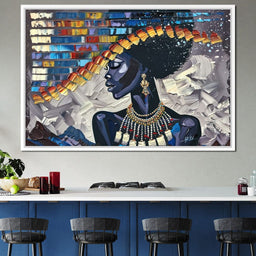Starry Night Silhouette - Sakeem Gibbs - NicheCanvas