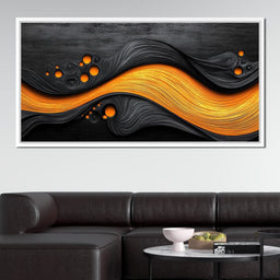 Noir & Gold Symphony - TooplesArt - NicheCanvas