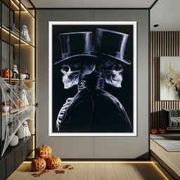 Gentlemen Waiting for the Final Curtain - NicheCanvas