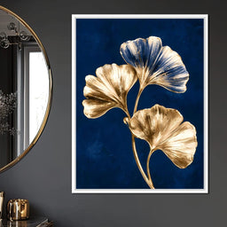 Gilded Leaves Upon The Deep Night - NicheCanvas