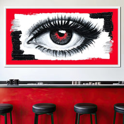 Fiery Sentinel Eye Awakens - NicheCanvas