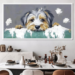 Puppy Yorkshire  Dreams - NicheCanvas