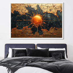 Aurora Burst Embers - NicheCanvas