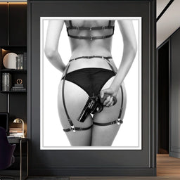 Gun Ass - David Drake - NicheCanvas
