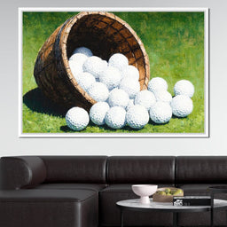 Basket of Golfing Dreams - NicheCanvas
