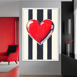 Heartbeat Elegance - NicheCanvas