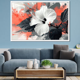 Sanguine Hibiscus Dreams - NicheCanvas
