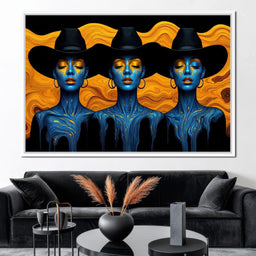 Electric Trinity - TooplesArt - NicheCanvas