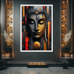 Radiant Geometric Balance - NicheCanvas