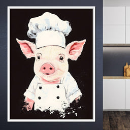 Pig Chef Culinary Delight - NicheCanvas