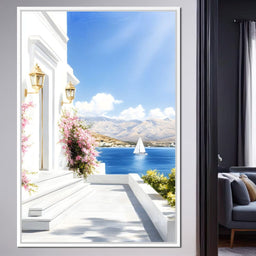 Coastal Sunlit Retreat - NicheCanvas