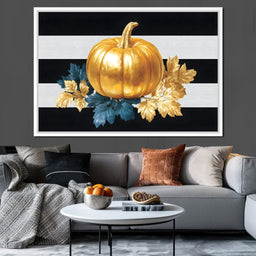 Golden Pumpkin Luxe Harvest - NicheCanvas