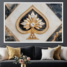 Golden Ace Diamond Blossom - NicheCanvas