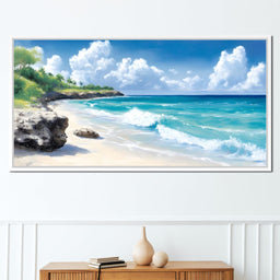 Tranquil Shores Escape - NicheCanvas