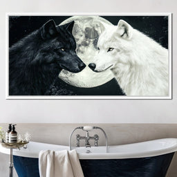 Lunar Wolves - NicheCanvas
