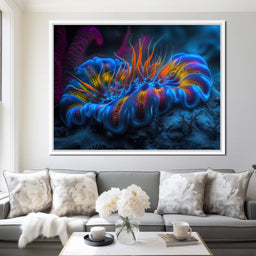 Neon Sea Bloom - TooplesArt - NicheCanvas