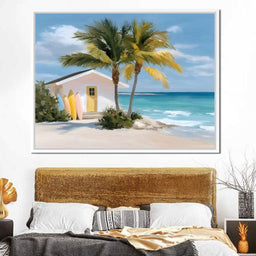 Tropical Breeze Shack Escape - NicheCanvas
