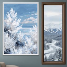 Frosted Seaside Botanicals - NicheCanvas