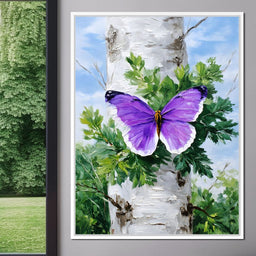 Butterfly Dreams Forest Canvas - NicheCanvas