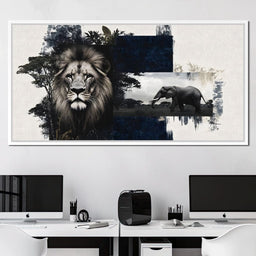 Wild Majesty Safari Dreamscape - NicheCanvas