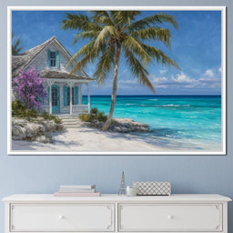 Palm Cottage Ocean Breeze View - NicheCanvas