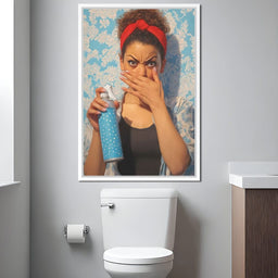 Bathroom Spray Panic - NicheCanvas