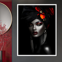 Midnight Elegance Portrait - NicheCanvas