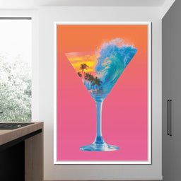 Double Exposure Martini - NicheCanvas