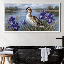 Duckling Meadow Reflections - NicheCanvas