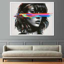 Fragmented Memory Of A Silent Tear - NicheCanvas