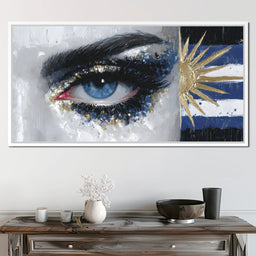 Golden Sun Blue Eye - NicheCanvas