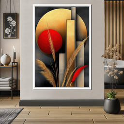 Sunset Geometry - TooplesArt - NicheCanvas