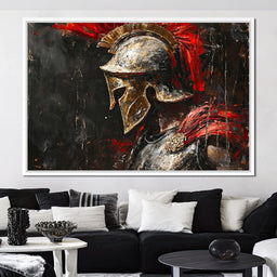 Hellenic Guardian in Twilight - NicheCanvas