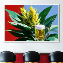 Golden Harvest Brew Symphony - NicheCanvas