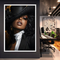 Moonlit Elegance of Shadows - NicheCanvas