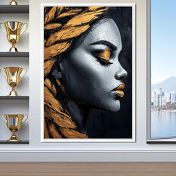 Golden Reflections Elegance - NicheCanvas