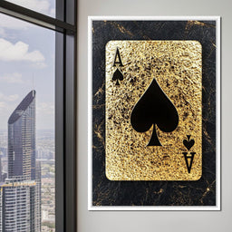 Golden Throne of Spades - NicheCanvas
