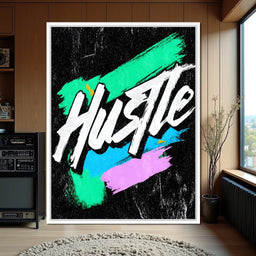 Neon Street Hustle Energy - NicheCanvas