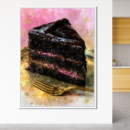 Decadent Slice Of Midnight - NicheCanvas