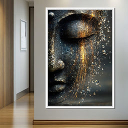 Golden Tranquil Buddha Flow - NicheCanvas