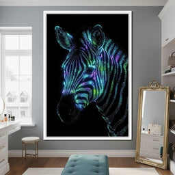Cosmic Zebra - TooplesArt - NicheCanvas