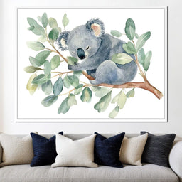 Dreamy Koala Slumber Nest - NicheCanvas