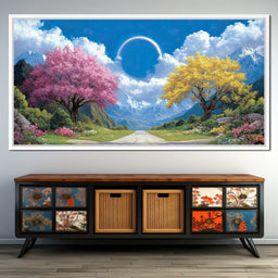 Rainbow Valley Tranquility - NicheCanvas