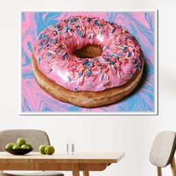 Pink Donut - NicheCanvas