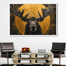 Golden Majesty of the Wild - NicheCanvas