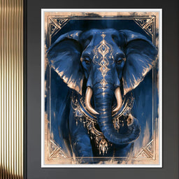 Gilded Wisdom of the Midnight Sage - NicheCanvas