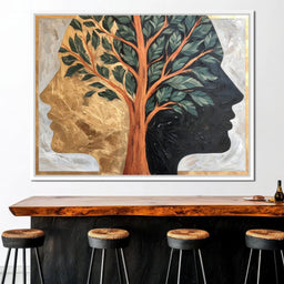 Dual Reflections of Nature - NicheCanvas