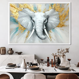 Majestic Elephant Radiance - NicheCanvas