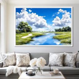 Reflective Tranquil Daydream - NicheCanvas